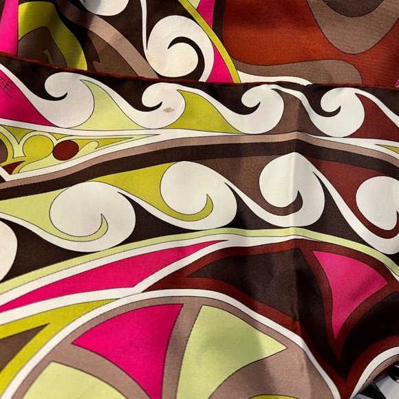 VINTAGE EMILIO PUCCI SILK SCARF 33" x 33" Square - Picture 6 of 8